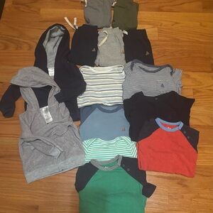 #Cutest Gap, Primary, Carter’s onesies, hoodies, and pants (6-12 months)
